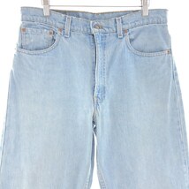 古着 90年代 リーバイス Levi's 550 RELAXED FIT TAPERED LEG テーパードデニムパンツ USA製 メンズw34 ヴィンテージ /taa003262_画像5