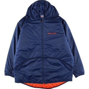  б/у одежда Nike NIKE NFL DENVER BRONCOS Denver Bronco s нейлон жакет мужской XXL Vintage /evb003940