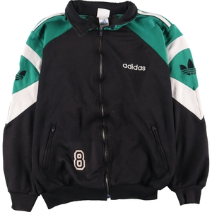  б/у одежда 90 годы Adidas adidasto зеркальный . il Logo джерси спортивная куртка мужской M Vintage /eaa407792