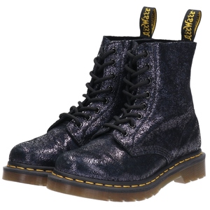 古着 ドクターマーチン Dr.Martens 総柄 8ホールブーツ UK 4 レディース22.5cm /saa009439