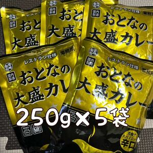 レトルトカレーおとなの大盛りカレー辛口250g5袋