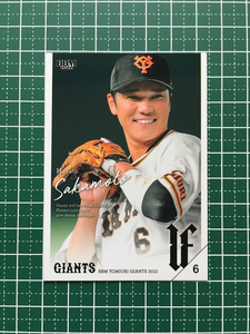 ★BBM 2022 プロ野球 ベースボールカード #G46 坂本勇人［読売ジャイアンツ／巨人］レギュラーカード★