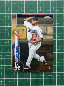 ★TOPPS CHROME MLB 2020 #91 BRUSDAR GRATEROL［LOS ANGELES DODGERS］ベースカード ルーキー RC 20★