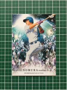 ★BBM 2022 プロ野球 1st バージョン #CG33 野村佑希［北海道日本ハムファイターズ］レギュラーカード「CROSS GROTTO」★