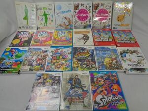 【同梱可】中古品 ゲーム Wii ソフト Wii U スプラトゥーン 大乱闘スマッシュブラザーズ X Wii Party 等 グッズセッ