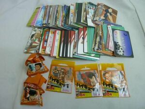 【同梱可】中古品 アニメ ハイキュー 鬼滅の刃 夏目友人帳 他 トレーディングカード マグネット 等 グッズセット