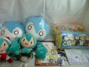 【まとめ売り 中古品】 アニメ 初音ミク はちゅねミク クッション ぬいぐるみ 等 グッズセット