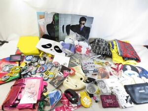 【同梱可】中古品 韓流 BIGBANG トートバッグ ポーチ マフラータオル ぬいぐるみ クリアファイル プレイボタン リン