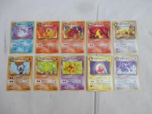 【同梱可】中古品 トレーディングカード ポケモンカードゲーム 旧裏 わるいシャワーズ ブースター リザード ギャロッ