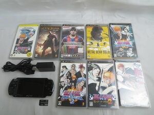 【同梱可】中古品 ゲーム PSP 本体 PSP3000 ブラック 動作品 ソフト ゴッドオブウォー 降誕の刻印 等 グッズセット