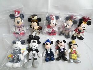 【同梱可】中古品 ディズニー ミッキー ミニー テーブルイズウェイティング 30周年 等 ぬいぐるみバッジ グッズセッ