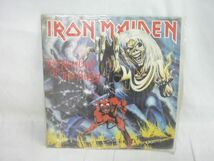 【同梱可】中古品 洋楽 アイアンメイデン THE NUMBER OF THE BEAST 魔力の刻印 帯付き LPレコード_画像1