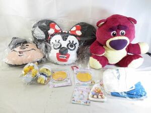 【まとめ売り 中古品】 ディズニー ロッツォ ドナルド ミッキー 他 ぬいぐるみ フード付きタオル ミラー メモ チャー