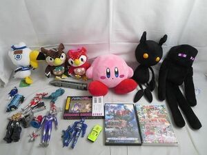 【同梱可】中古品 ホビー マインクラフト どうぶつの森 カービィ 他 ぬいぐるみ DVD フィギュア 等 グッズセット