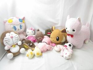 【まとめ売り 中古品】 ホビー ポケモン トトロ 他 イブーイ ドラえもん ネコバス キティ ぬいぐるみ 等 グッズセッ