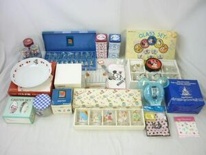 【同梱可】中古品 ディズニー ミッキー ミニー ダンボ ピーターパン 他 グラスセット 空き缶 等 グッズセット