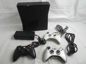 【同梱可】中古品 ゲーム Xbox 360 S 本体 ブラック 動作品 電源ケーブル コントローラー付き