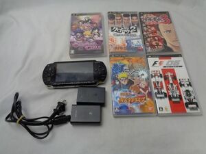 【同梱可】中古品 ゲーム PSP 本体 PSP1000 ブラック 動作品 クリミナルガールズ 喧嘩番長 3 他 ソフト 等 グッズセ