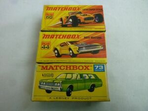 【同梱可】中古品 ホビー MATCHBOX 44 BOSSMUSTANG 73 1968 MERCURY 他 2点 箱有り グッズセット