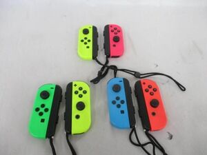 【同梱可】訳有 ゲーム ニンテンドースイッチ Joy-Con ジョイコン L/R 6点 グッズセット HAC-015/016 動作未確認 ジ