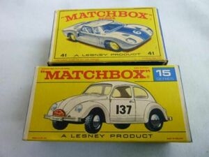 【同梱可】中古品 ホビー MATCHBOX 15 VOLKSWAGEN 41 FORD G.T.RACER 箱有り グッズセット