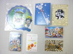 【同梱可】未使用 テレホンカード ディズニー ミッキー プーさん 他 2000 25周年 等 50度数 7枚 グッズセット