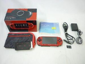 【同梱可】中古品 ゲーム PSP 本体 PSP3000 レッド ブラック バリューパック 動作品 周辺機器 箱あり