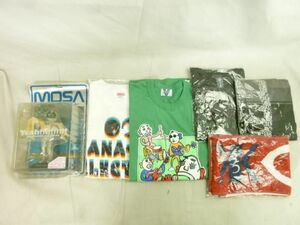 【同梱可】中古品 アーティスト サザンオールスターズ Mr.Children ELLEGARDEN 他 Tシャツ フィギュア タオル 6点 グ