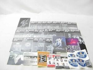 【同梱可】中古品 氷室京介 LAST GIGS 他 ステッカー メモブロック クリアブックマーク 等 グッズセット