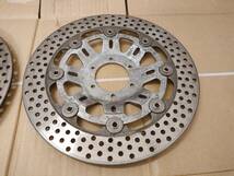 【美品】ホンダNSR250R MC21・MC28 純正フロントブレーキディスクローター 2枚 276mm 残厚3.85mm、3.90mm_画像3