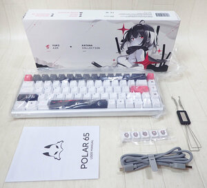 美品 ユキエイム yukiaim キーボード Yuki Aim Polar 65 Keyboard Katana Edition Drop1