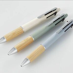 ジェットストリーム 多機能ペン 4&1 BAMBOO三菱鉛筆 ジェットストリーム バンブー ブルーグレー 多機能ペン ボールペン シャーペンの画像3
