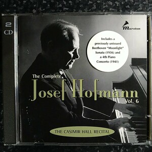 l（marston 2CD）ヨーゼフ・ホフマン　CompleteJosef Hofmann Vol.6 Beethoven Chopin Schumann