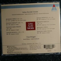 l（独盤）ブリュッヘン・エディション　イタリアン・リコーダー・ソナタ集　Bruggen Edition Vol.2 Italian Recorder Sonatas_画像2