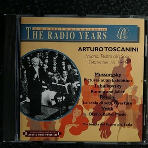 l（輸入盤）トスカニーニ　ムソルグスキー　展覧会の絵　チャイコフスキー　ロメオとジュリエット　1948 Toscanini Mussorgsky Radio