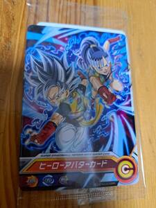 【非売品・未開封】ドラゴンボールヒーローズ スーパーヒーローライセンス SDBH ヒーローアバターカード 新品 アバター MM1 SEC MM1弾