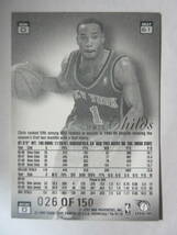 1996-97 Flair Showcase Legacy Collection Row0 #61 Chris Childs/150 クリス・チャイルズ ニックス ラプターズ ネッツ PG　_画像2