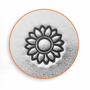 彫金刻印 Sunflower＊ひまわりデザイン　フラワー　花　自然のモチーフ　インプレスアート　道具 工具 ツールImpressArt