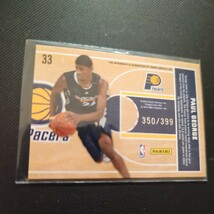 1円スタート 超激レア 2010 Panini Threads Paul George ポールジョージ SSP RC auto 直筆サイン＃33 現LAC主力 NBA 直書き 背番号入り_画像2