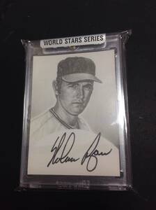  超激レア BROG Nolan Ryan ノーランライアン SSP 1/1 Hand Drawn Sketch auto 直筆サイン MLB レジェンド HOF スーパースター 300勝投手 