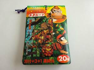 当時物　任天堂　DONKEY KONG　ドンキーコング　アマダ　PPカード　1束34付き