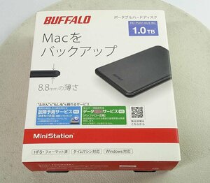 使用短い 147時間 付属品有り データ無し HDD1TB BUFFALO HD-PUS1.0U3-BC 外付けHDD Mac USB バッファロー ハードディスク S121904