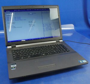 OS無し訳あり品 17インチ UNITCOM LBDi-GSN7H4/Core i7 3630QM/メモリ8GB/HDD無/GTX660M ノート PC F122206