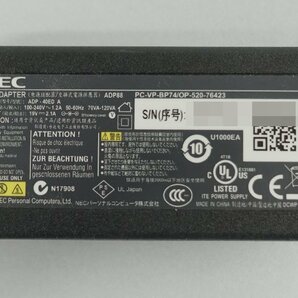 10個セット 動作未チェック NEC ADP-40ED A 純正 19V 2.1A ACアダプター 電源 ケーブル ノート PC パソコン N120102の画像3