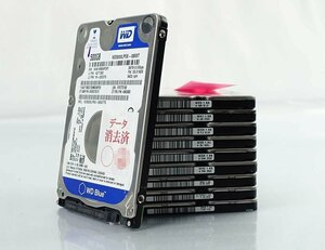 レターパック 10個セット WD WD5000LPCX -08 LPVX -08V0T 500GB HDD 2.5インチ/SATA/データ消去 ハードディスク Western digital S122106