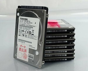 レターパックプラス 8個セット TOSHIBA 東芝 MQ01ABD100 MQ04ABF100 1TB HDD 2.5インチ/SATA/データ消去 ハードディスク S120815