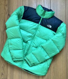 激安正規品THE NORTH FACE ヌプシジャケット Nuptse グリーン　サイズL 700FIL