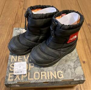 1円スタート激安ノースフェイス ヌプシブーツ キッズ スクエアロゴ　THE NORTH FACE スノーブーツ 子供用　21cm