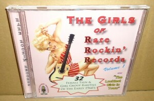 The Girls of Rare Rockin Records б/у CD женщина Vocal / контри-рок / блокировка n roll / девушки / все ti-z1960's ROCK&ROLL ROCKABILLY