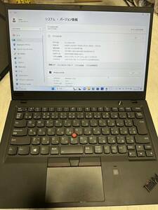 ThinkPad X1 Carbon Gen 6 (20KHCTO1WW) Core i7-8550U メモリ 16GB SSD 2TB